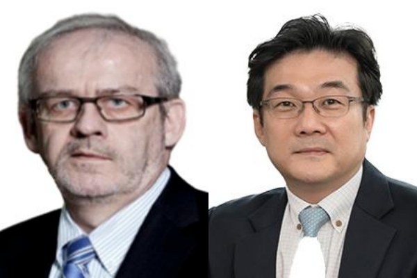 씨에스윈드 한센 부회장(왼쪽)과 방성훈 사장 ⓒ 씨에스윈드