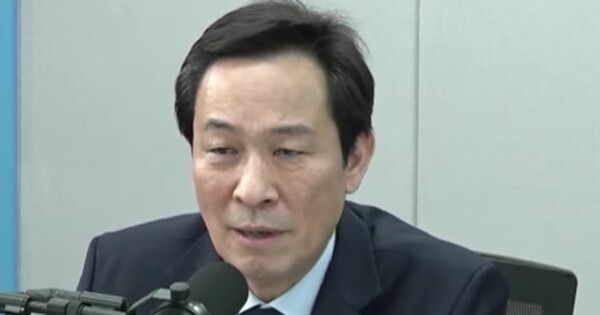 우상호 대통령실 정무수석이 9일 유튜브 방송 매불쇼에 출연해 내란전담재판부에 대해 설명하고 있다. ⓒ매불쇼 유튜브 방송 갈무리