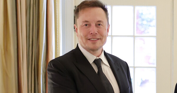 일론 머스크 테슬라 최고경영자가 현지시각으로 2023년 4월26일 워싱턴DC 백악관 인근 블레어하우스에서 윤석열 전 대통령을 만났다. ⓒ 대통령실