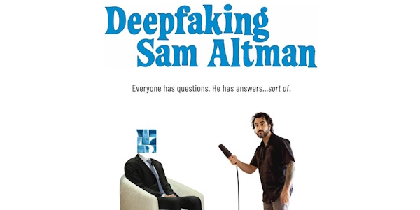 다큐멘터리 영화 '딥페이킹 샘 올트먼' 포스터 모습. ⓒ 아브라모라마 영화사 홈페이지 갈무리
