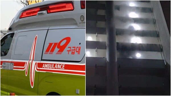 기사와 상관 없는 자료사진(왼), 27일 화재가 발생한 현장(오).&nbsp;ⓒ뉴스1, SBS 뉴스&nbsp;