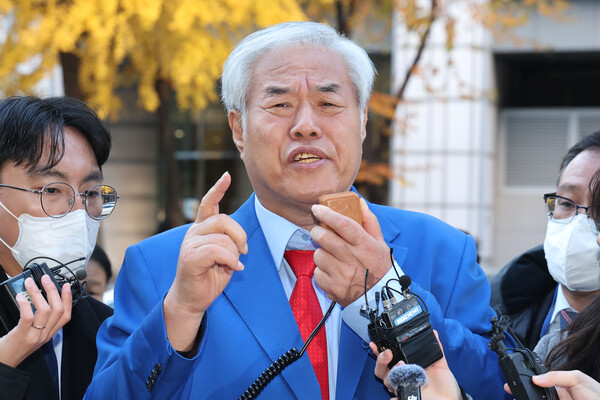 전광훈 사랑제일교회 목사.&nbsp;