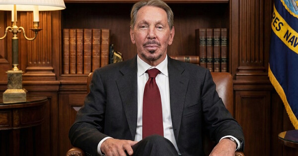 래리 엘리슨 오라클 회장의 모습. 사진은 AI로 생성한 이미지. ⓒ 허프포스트코리아