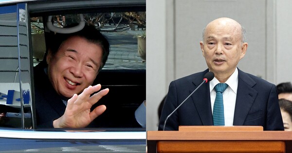 유철환 국민권익위원회 위원장(왼쪽),&nbsp;안창호 국가인권위원장. ⓒ뉴스1