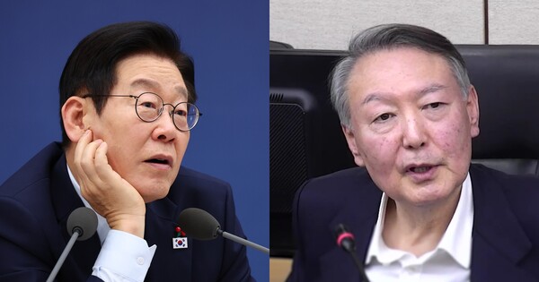 이재명 대통령(왼쪽), 사진자료. ⓒ연합뉴스