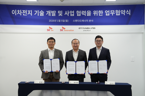 SK온, 화재에도 안전한 '바나듐이온배터리' 개발 나서 : 그린테크 기업 스탠다드에너지와 함께한다