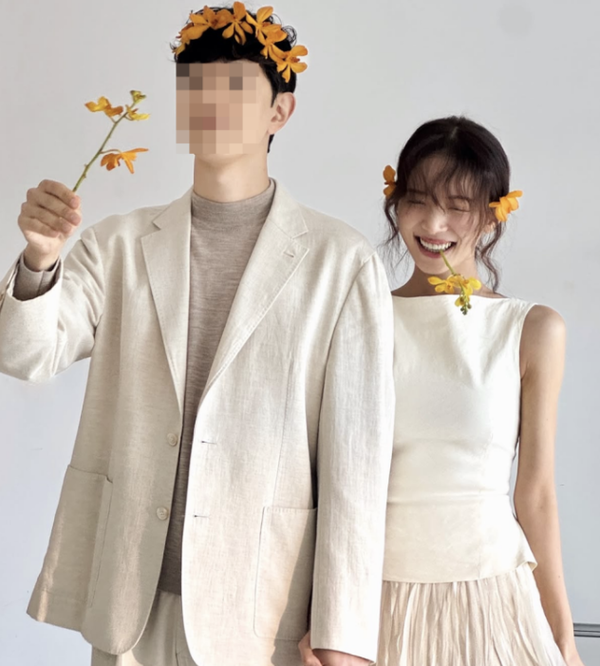 김지영과 예비남편 A씨. ⓒSNS