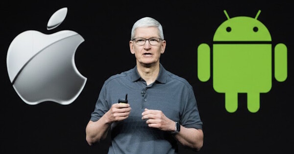 팀 쿡 애플 최고경영자(CEO). 사진은 이해를 돕기 위해 AI로 생성한 이미지를 재편집한 것. ⓒ 허프포스트코리아