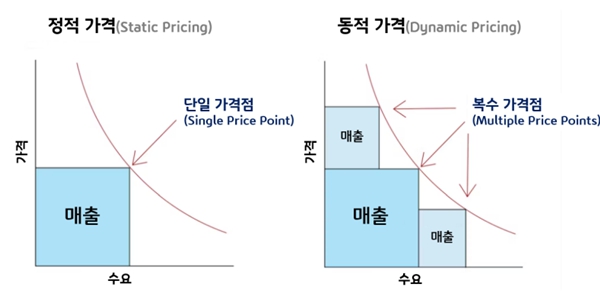 다이내믹 프라이싱의 작용 원리 그래프. ⓒKB금융지주 보고서