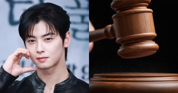 차은우(왼쪽), 기사 이해를 돕기 위해 AI로 제작한 이미지. ⓒ연합뉴스, 허프포스트코리아