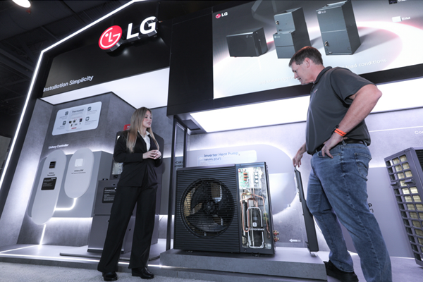 &nbsp;북미 주거 환경에 최적화된 LG전자의 유니터리 인버터 히트펌프. ⓒLG전자