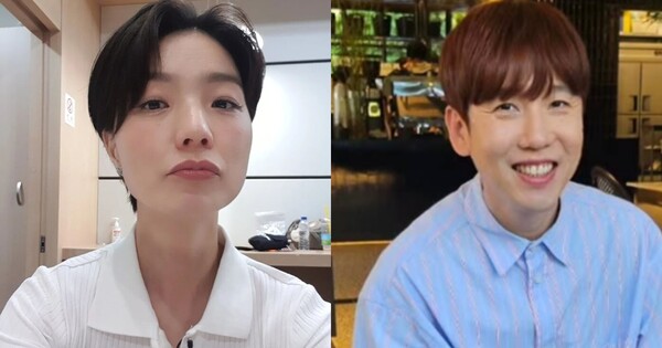 코미디언 안영미(왼쪽), 코미디언 남창희. ⓒSNS