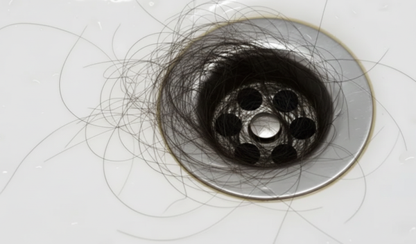 AI로 만든 배수구에 빠진 머리카락. ⓒ허프포스트코리아