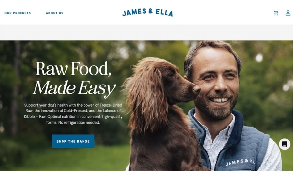 제임스앤엘라 홈페이지 갈무리 ⓒ 유유제약