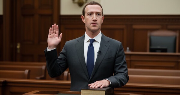 마크 저커버그 메타 최고경영자. 사진은 이해를 돕기 위해 AI로 생성한 이미지를 재편집한 것.