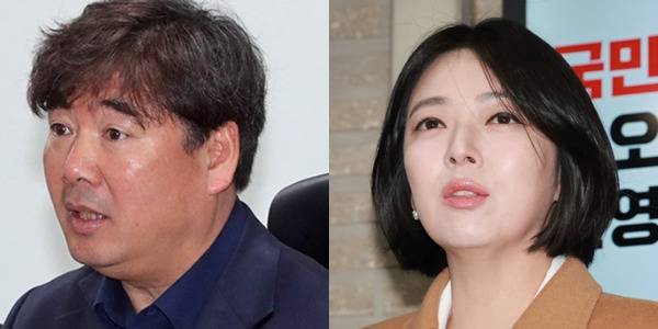 정치유튜버 고성국씨(왼쪽)와 배현진 국민의힘 의원. ⓒ연합뉴스