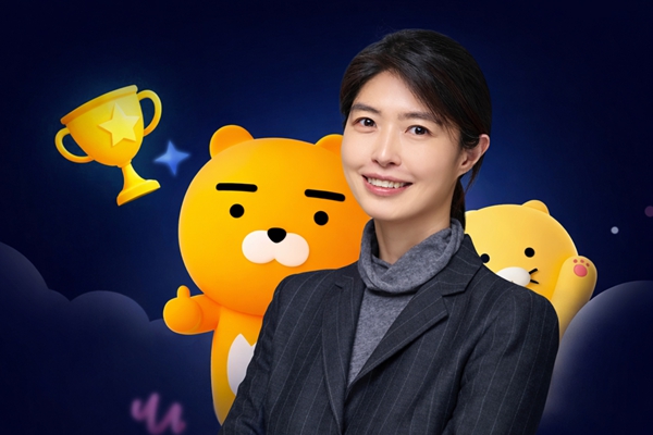 지난해 역대 최대 실적을 쌓은 정신아 카카오 대표이사가 구글과 협업하며 AI에 강력한 드라이브를 건다. ⓒ허프포스트코리아