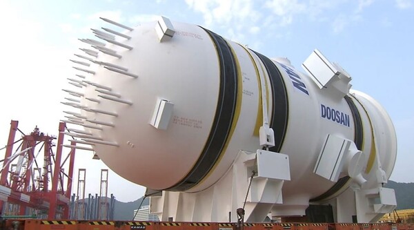 두산에너빌리티가 제작한 원자로 ⓒ두산그룹