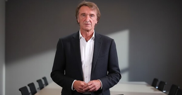 짐 랫클리프 맨체스터 유나이티드 구단주. 사진은 이해를 돕기 위해 AI로 생성한 이미지를 재편집한 것.