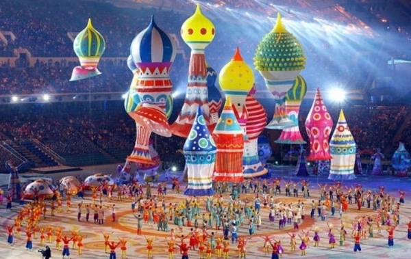 러시아에서 열린 2014년 소치 동계올림픽 개막식 장면 ⓒ 연합뉴스