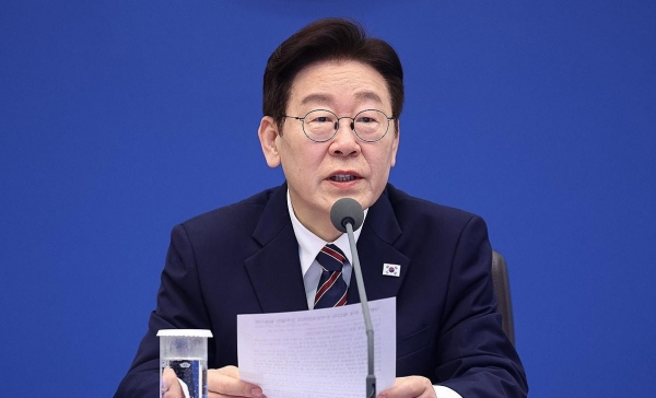 이재명 대통령이 2026년 2월12일 청와대에서 열린 수석보좌관회의에서 발언하고 있다. ⓒ 연합뉴스