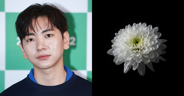 배우 이주승(왼쪽), AI로 제작한 국화꽃. ⓒ연합뉴스, 허프포스트코리아