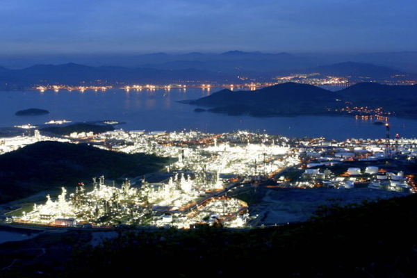 여수국가산업단지 전경. ⓒ여수시