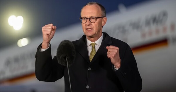 프리드리히 메르츠 독일 총리. 사진은 이해를 돕기위해 AI로 생성한 이미지를 재편집한 것.