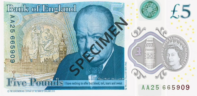 영국 지폐에서 처칠 사라진다 : 지폐는 그 나라의 역사와 문화 그리고 '수준' 보여준다