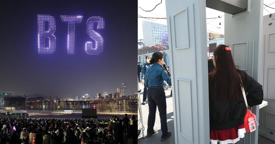 “방탄소년단 컴백날…” 식칼 들고 광화문 지나려다 검문에서 ‘딱’ 걸린 인물 : 드러난 정체까지 현대예술 그 자체다