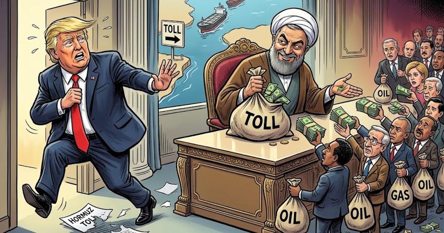 트럼프가 '호르무즈 통제권'을 이란에 맡기고 그냥 떠나려 한다 : '진짜 승자'는 이란이 된다