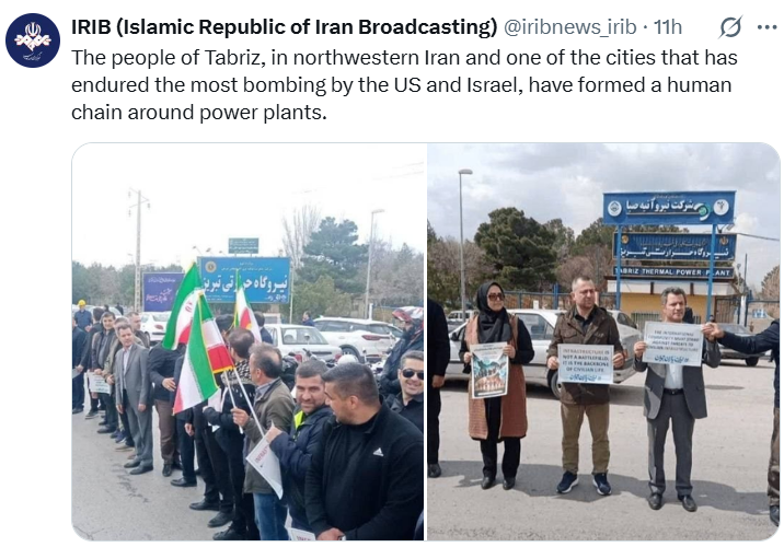 트럼프 폭격 위협에 발전소·다리 앞 '인간 사슬'에 나선 이란 사람들 : 깊고 숭고한 저항의 역사