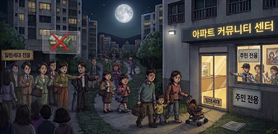 40억 안 냈잖아~ 잠실 래미안 아파트에서 벌어진 임대세대 차별 : 새로운 계급 구분