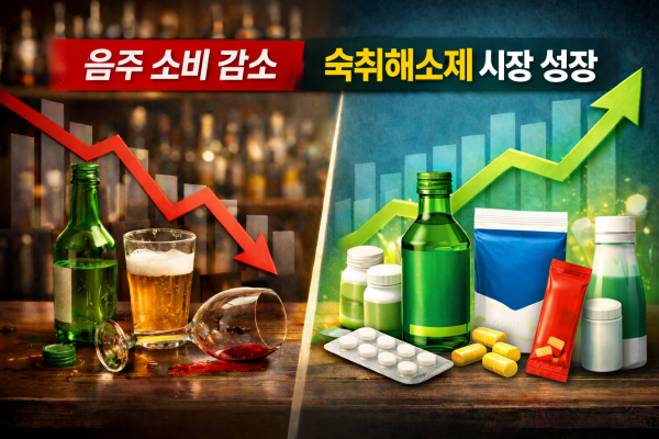 [허프 트렌드] 술 덜 먹는데 술 깨는 약은 더 먹는 젊은이들 : 환·젤리·스틱까지 나왔으나 '강제' 교통정리 중