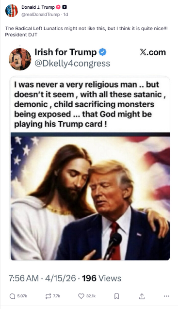 교황 레오 14세가 '예수 품에 안긴 트럼프'는 참아주지 않았다 : 하느님 이름 악용하는 자들에게 화 있을 것