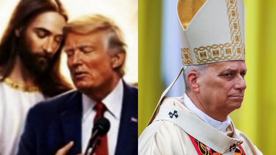 교황 레오 14세가 '예수 품에 안긴 트럼프'는 참아주지 않았다 : 하느님 이름 악용하는 자들에게 화 있을 것
