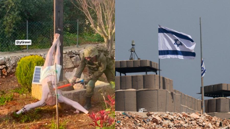 레바논 남부서 이스라엘 군인이 예수상 망치로 쾅 내려치는 사진 확산 : 이스라엘 방위군 공식 입장 나왔다