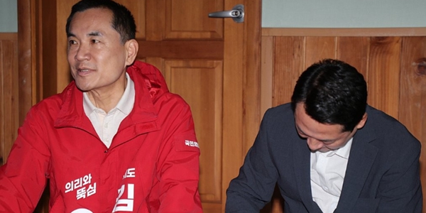 '쓴소리' 예고한 강원지사 김진태가 장동혁에게 던진 일침, 국민의힘 중앙당 뉴스 볼 때마다 가슴이 철렁 내려앉는다