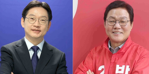 [6·3 판세 분석/경남지사] 초접전 국면, 민주 김경수 '부울경 메가시티' vs 국힘 박완수 '35조 증발론'