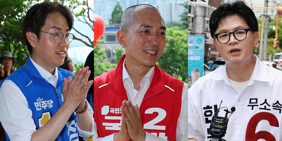 [6·3 판세분석/부산 북구갑] 단일화 거부한 박민식·한동훈 : 하정우, 보수 분열에 민심 모을 수 있을까