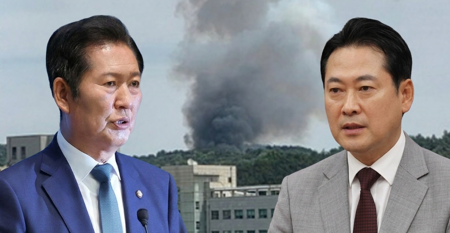 한화에어로 폭발 참사로 사상자 7명 발생했다 : 민주당과 국힘의 반응이 미묘하게 다르다