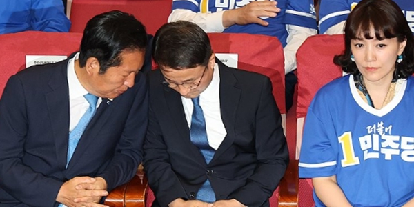 [6·3 선거 출구조사 / 전체 판세] 광역지자체 16곳 : 민주당 11곳,  국민의힘 1곳, 경합 4곳