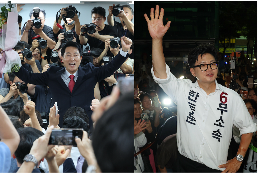 장동혁은 예상 밖 선전에도 불안하다 : 5선 오세훈과 제명 한동훈이 돌아왔다