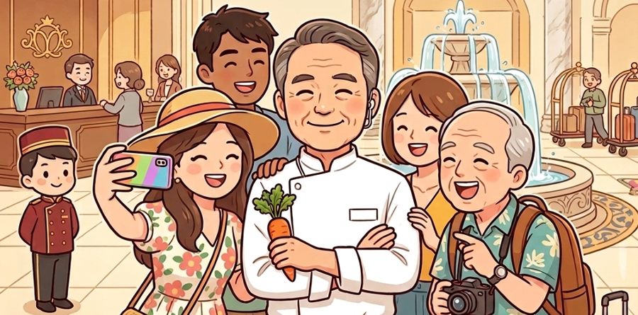 [호텔리어 조정욱의 컨시어지 노트] “당근으로 당근을 맹글어 봤습니다.” 화면이 여행으로 이어지는 시대