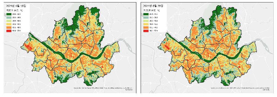 서울 안에서도 동대문구는 서초구보다 5도 더 덥다, 폭염은 평등하지 않다 : '녹지 양극화'의 경고 