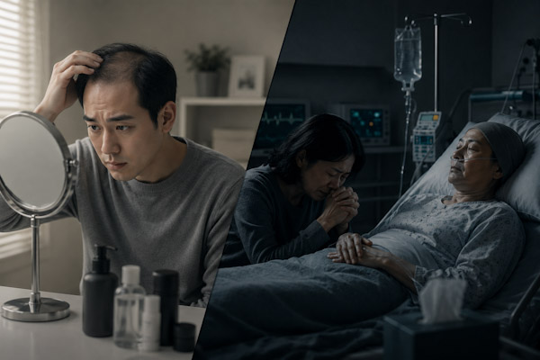 탈모치료 건강보험 적용 확대 전 중증질환자 먼저 돌아봐야 : '생명'이 우선순위의 기준이다