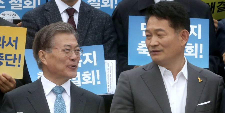 송영길이 돋보인다 : 같은 당의 특정인을 떨어뜨려 출마한다는 '아주 낯선' 명분