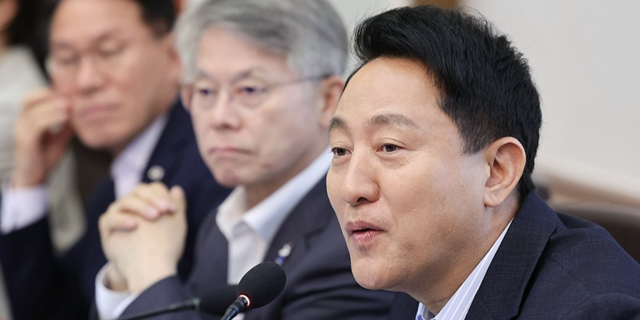 부동산 설전 '오늘은 불발' : 오세훈 발언 요청에 한성숙 추후 토론회서 논의하자