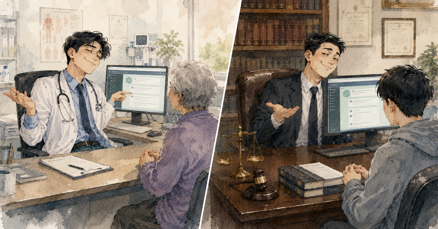 챗GPT 애용하는 의사와 변호사 : 혹시 제 무덤을 파는 것은 아닐까, '셀프 진단과 소송' 늘어난다