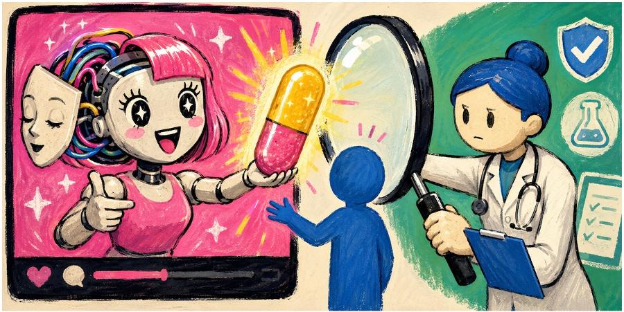 [허프 US] SNS의 건강 전문가, 알고 보니 사람이 아니었다 : 'AI 건강 인플루언서 사기' 피하는 법